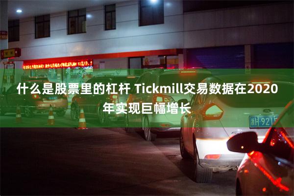 什么是股票里的杠杆 Tickmill交易数据在2020年实现巨幅增长