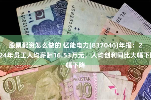股票配资怎么做的 亿能电力(837046)年报：2024年员工人均薪酬16.53万元，人均创利同比大幅下降