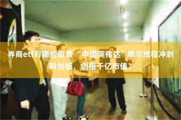 券商etf有哪些股票 “中国英伟达”摩尔线程冲刺科创板，剑指千亿市值？