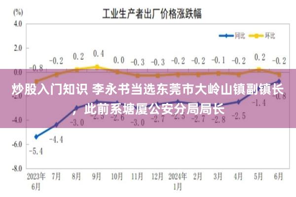 炒股入门知识 李永书当选东莞市大岭山镇副镇长，此前系塘厦公安分局局长