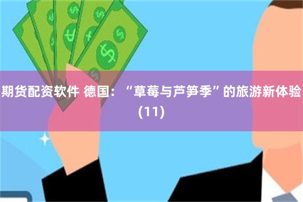 期货配资软件 德国：“草莓与芦笋季”的旅游新体验(11)