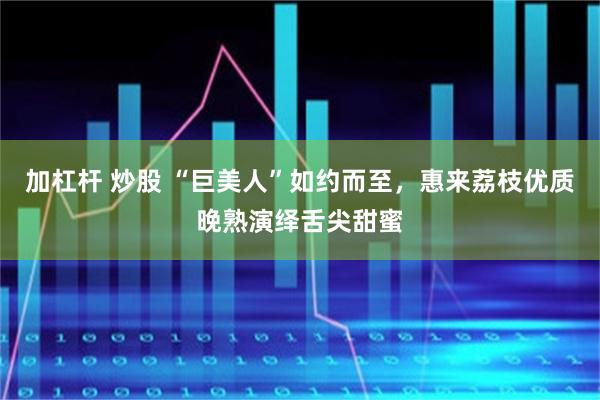 加杠杆 炒股 “巨美人”如约而至，惠来荔枝优质晚熟演绎舌尖甜蜜