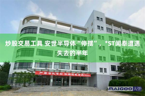 炒股交易工具 安世半导体“停摆”，*ST闻泰遭遇失去的半年