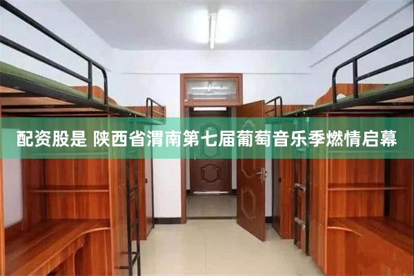 配资股是 陕西省渭南第七届葡萄音乐季燃情启幕