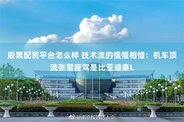股票配资平台怎么样 技术流的惺惺相惜：机车顶流张雪座驾是比亚迪秦L